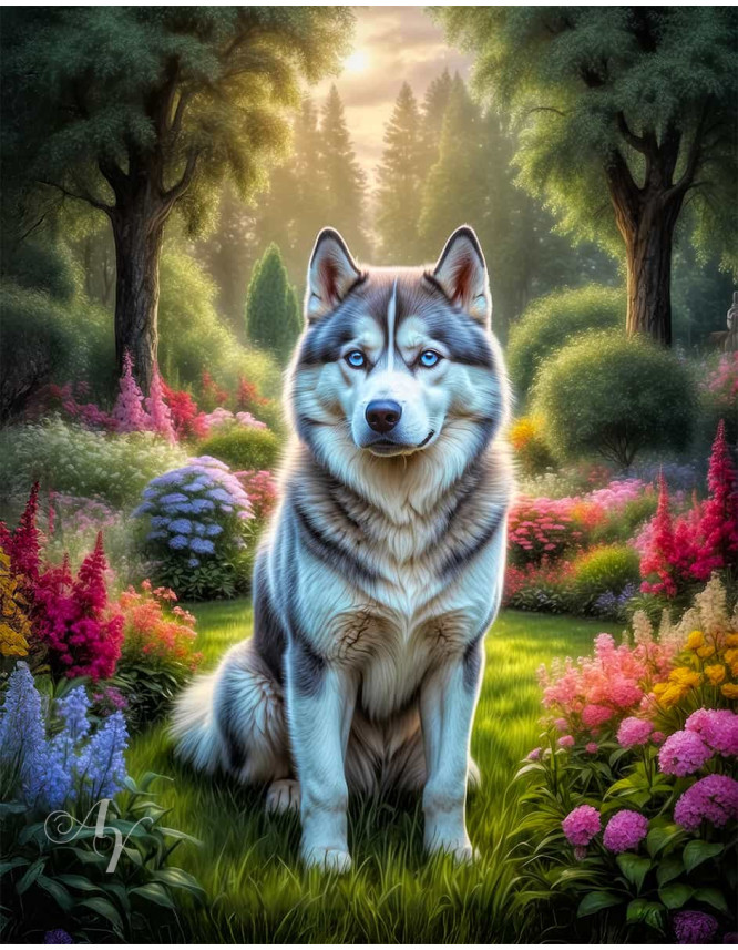 Siberian Husky Portrait Paintings Siberian Husky Portrait Paintings