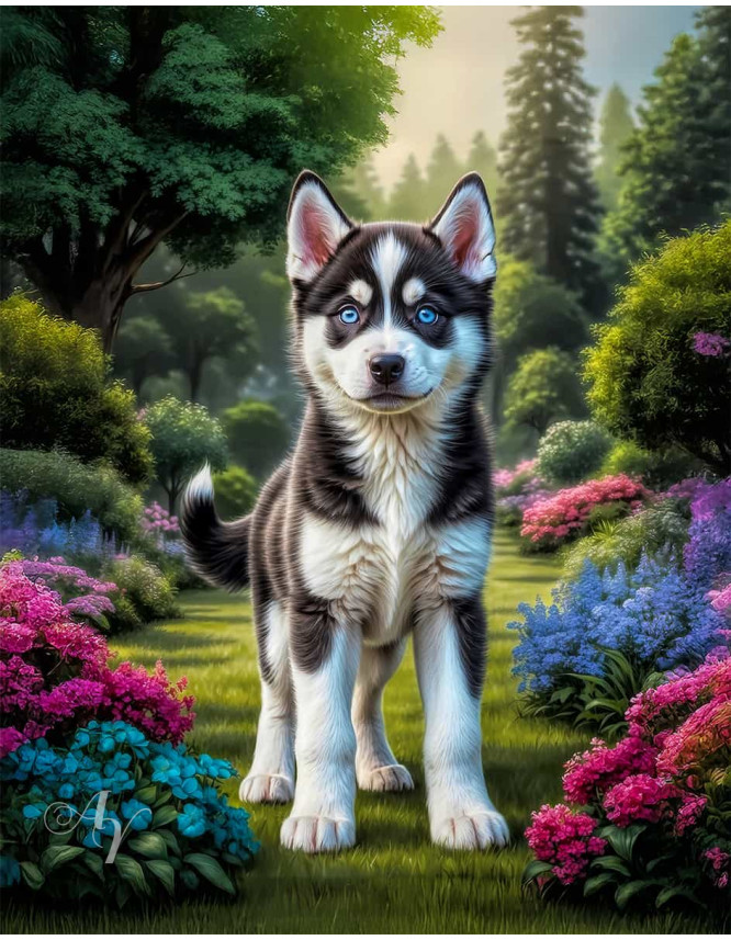 Siberian Husky Portrait Paintings Siberian Husky Portrait Paintings