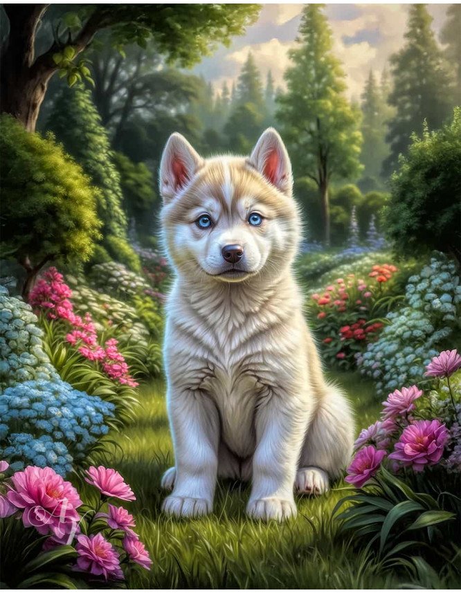 Siberian Husky Portrait Paintings Siberian Husky Portrait Paintings