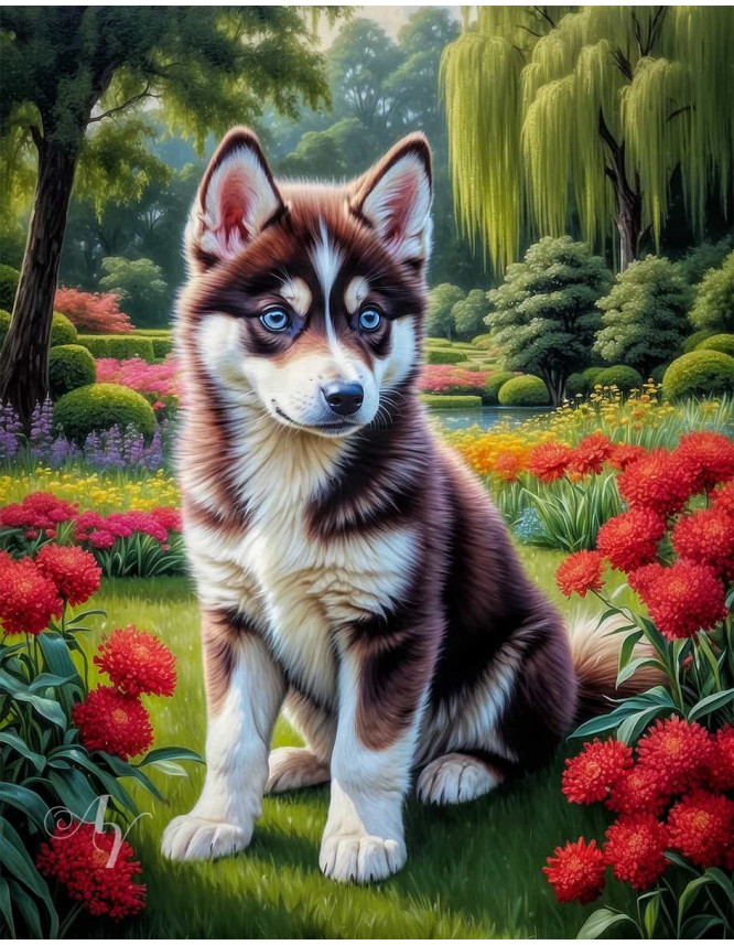 Siberian Husky Portrait Paintings Siberian Husky Portrait Paintings