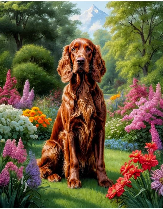 Irish Setter Portrait Paintings Irish Setter Portrait Paintings