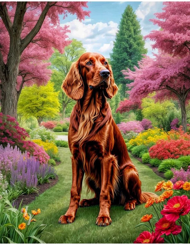 Irish Setter Portrait Paintings Irish Setter Portrait Paintings