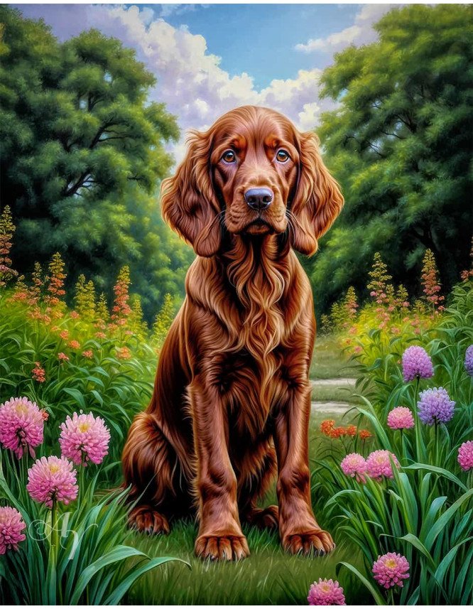 Irish Setter Portrait Paintings Irish Setter Portrait Paintings