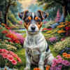 Jack Russell Terrier Portrait Paintings