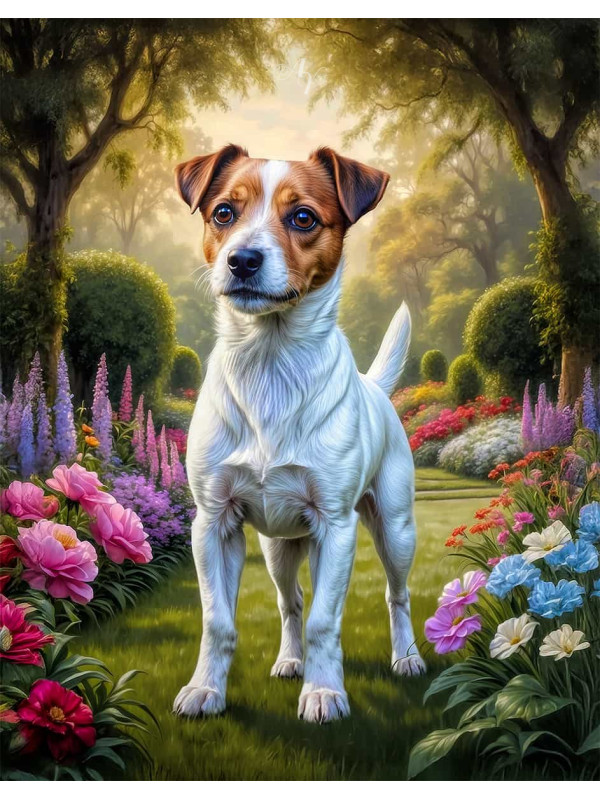 Jack Russell Terrier Portrait Paintings