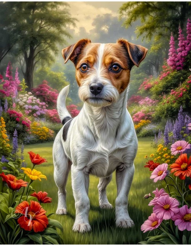 Jack Russell Terrier Portrait Paintings Jack Russell Terrier Portrait Paintings