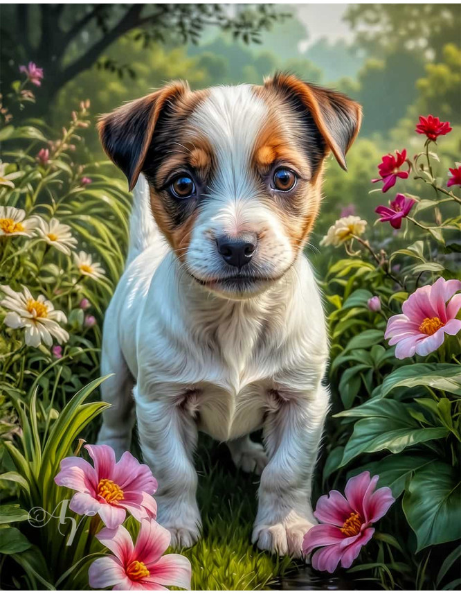 Jack Russell Terrier Portrait Paintings Jack Russell Terrier Portrait Paintings