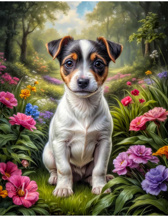 Jack Russell Terrier Portrait Paintings Jack Russell Terrier Portrait Paintings