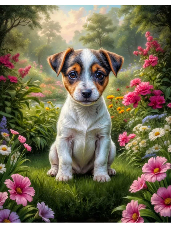 Jack Russell Terrier Portrait Paintings