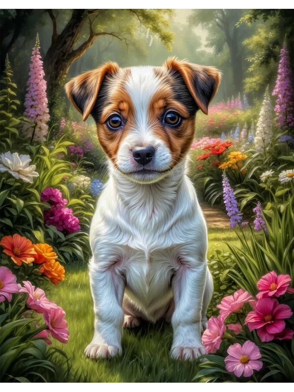 Jack Russell Terrier Portrait Paintings
