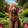 Labradoodle Dog Portrait Paintings