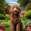 Labradoodle Dog Portrait Paintings