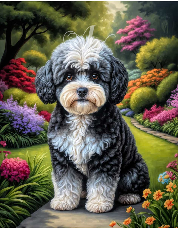 Maltipoo Dog Portrait Paintings Maltipoo Dog Portrait Paintings