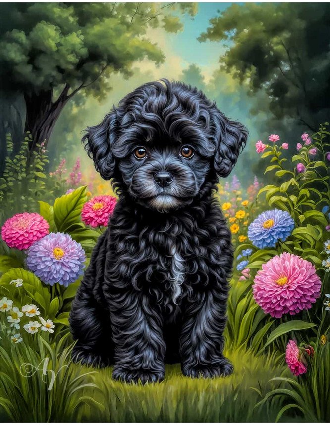 Maltipoo Dog Portrait Paintings Maltipoo Dog Portrait Paintings
