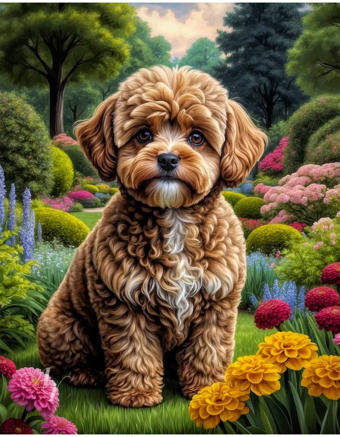 Maltipoo Dog Portrait Paintings Maltipoo Dog Portrait Paintings