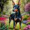 Manchester Terrier Dog Portrait Paintings