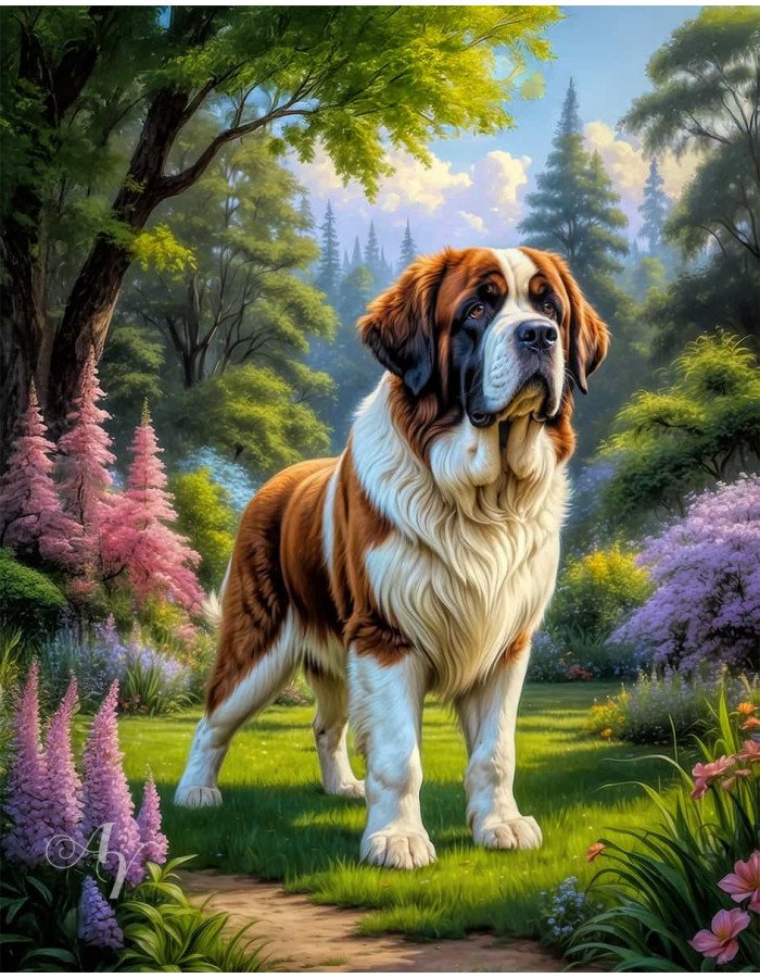 Saint Bernard Portrait Paintings Saint Bernard Portrait Paintings