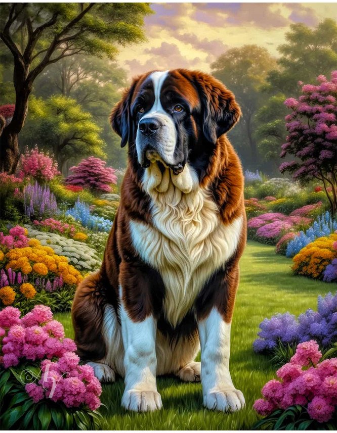 Saint Bernard Portrait Paintings Saint Bernard Portrait Paintings