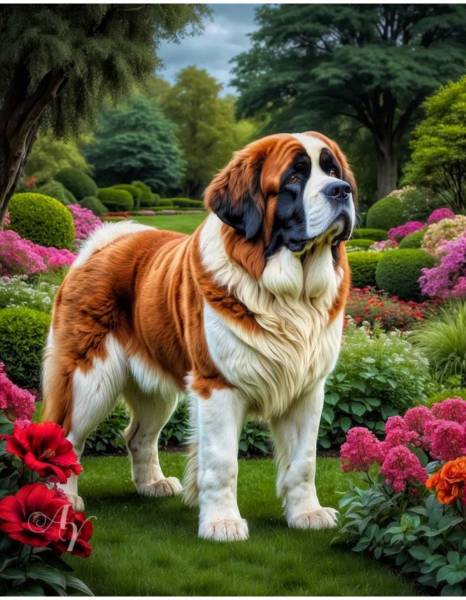 Saint Bernard Portrait Paintings Saint Bernard Portrait Paintings
