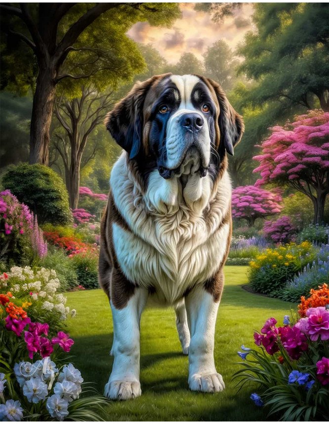 Saint Bernard Portrait Paintings Saint Bernard Portrait Paintings
