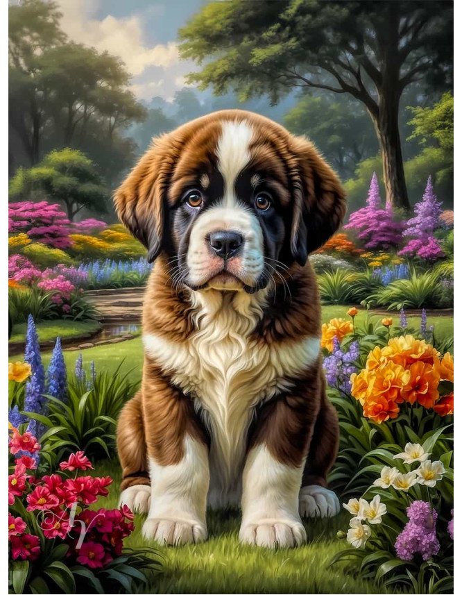 Saint Bernard Portrait Paintings Saint Bernard Portrait Paintings