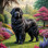Newfoundland Dog Portrait Paintings