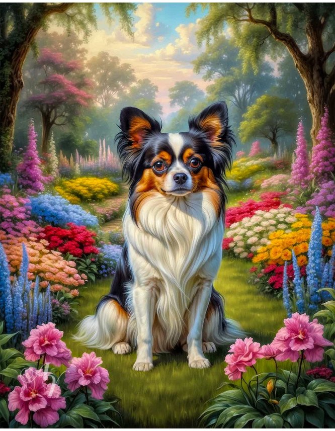 Papillion Dog Portrait Paintings Papillion Dog Portrait Paintings