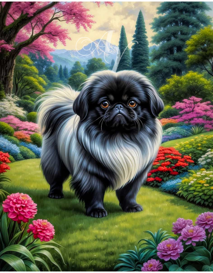 Pekingese Portrait Paintings Pekingese Portrait Paintings
