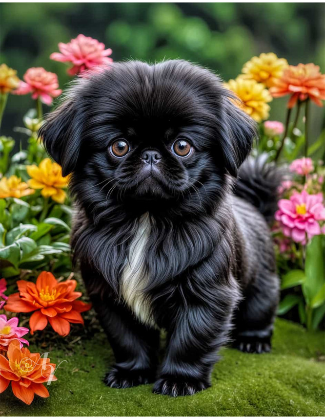 Pekingese Portrait Paintings Pekingese Portrait Paintings