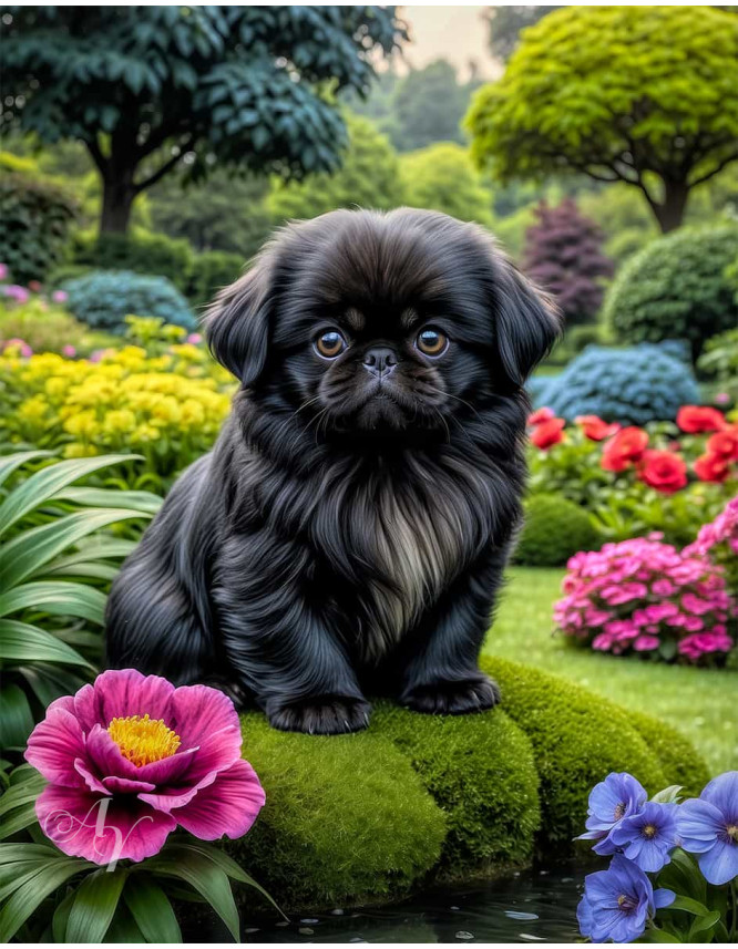 Pekingese Portrait Paintings Pekingese Portrait Paintings