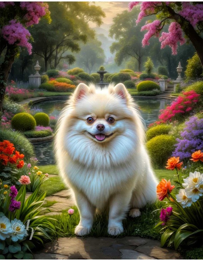Pomeranian Portrait Paintings Pomeranian Portrait Paintings