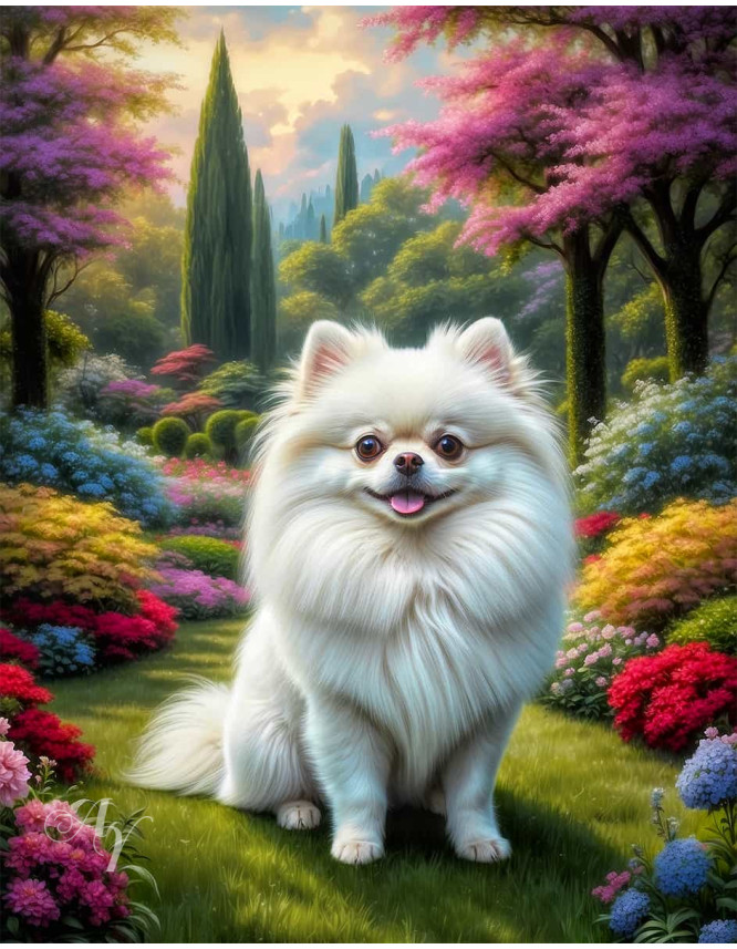 Pomeranian Portrait Paintings Pomeranian Portrait Paintings