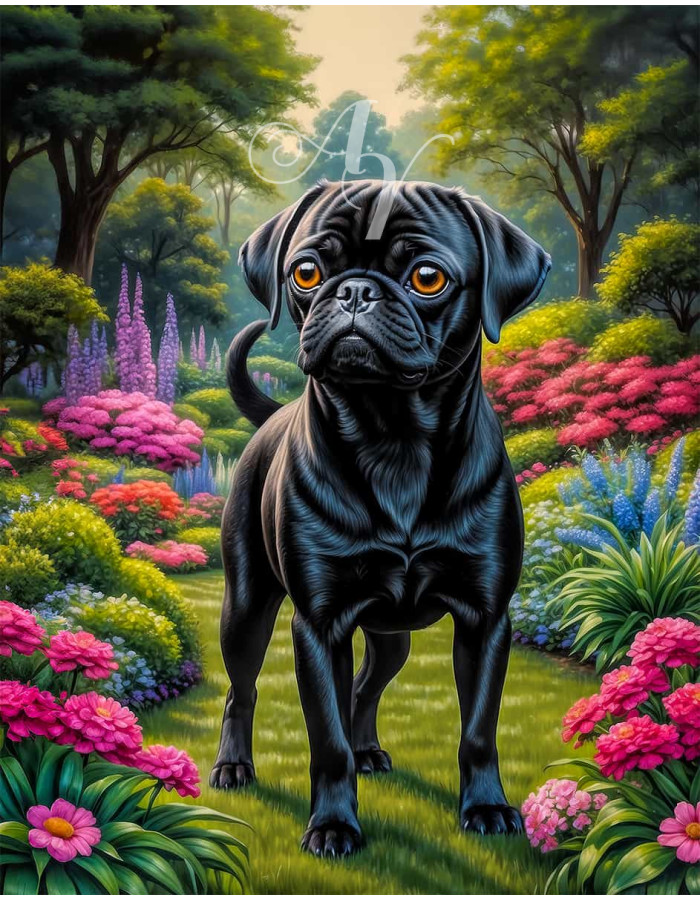 Puggle Dog Portrait Paintings Puggle Dog Portrait Paintings
