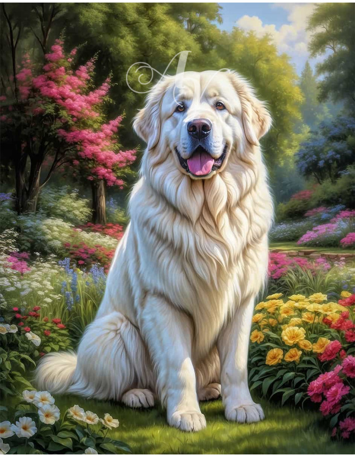 Great Pyrenees Portrait Paintings Great Pyrenees Portrait Paintings
