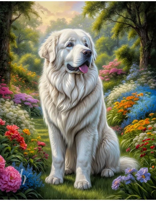 Great Pyrenees Portrait Paintings Great Pyrenees Portrait Paintings