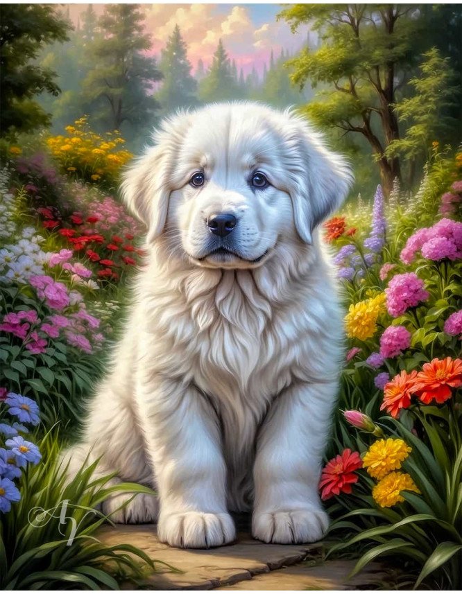 Great Pyrenees Portrait Paintings Great Pyrenees Portrait Paintings