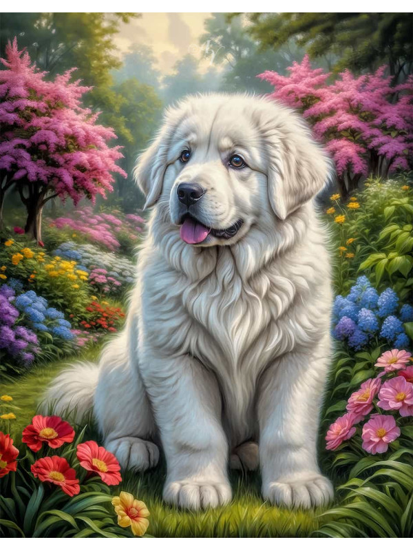 Great Pyrenees Portrait Paintings