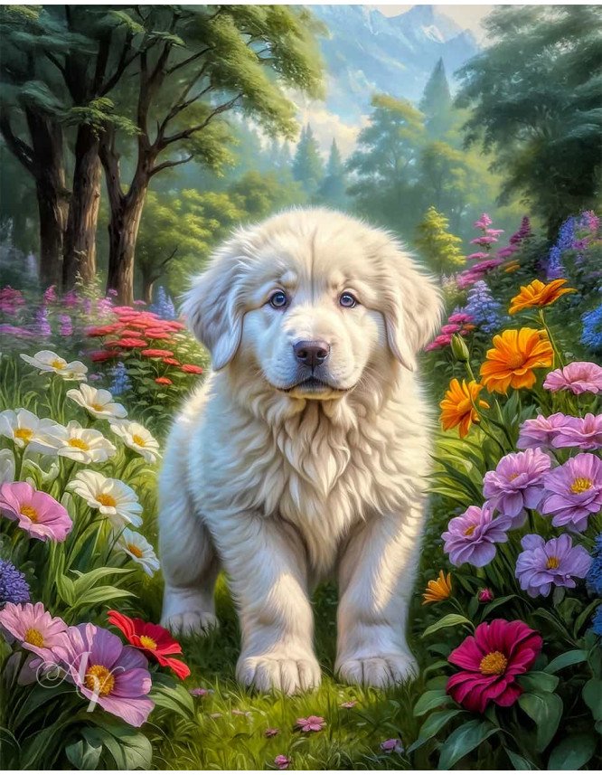 Great Pyrenees Portrait Paintings Great Pyrenees Portrait Paintings