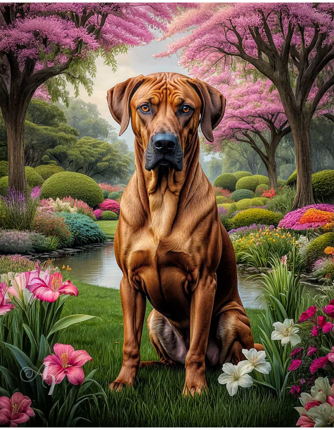 Rhodesian Ridgeback Portrait Paintings Rhodesian Ridgeback Portrait Paintings