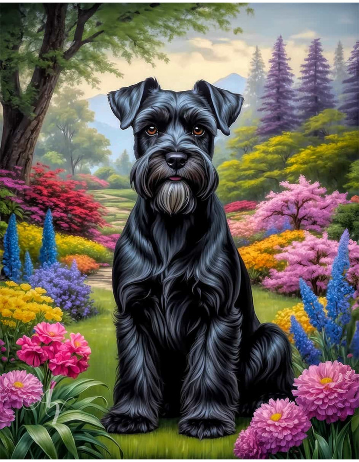Schnauzer Portrait Paintings Schnauzer Portrait Paintings
