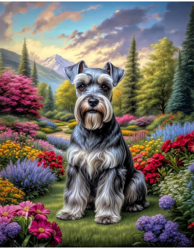 Schnauzer Portrait Paintings Schnauzer Portrait Paintings