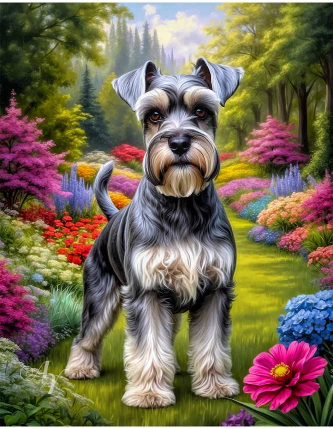 Schnauzer Portrait Paintings Schnauzer Portrait Paintings