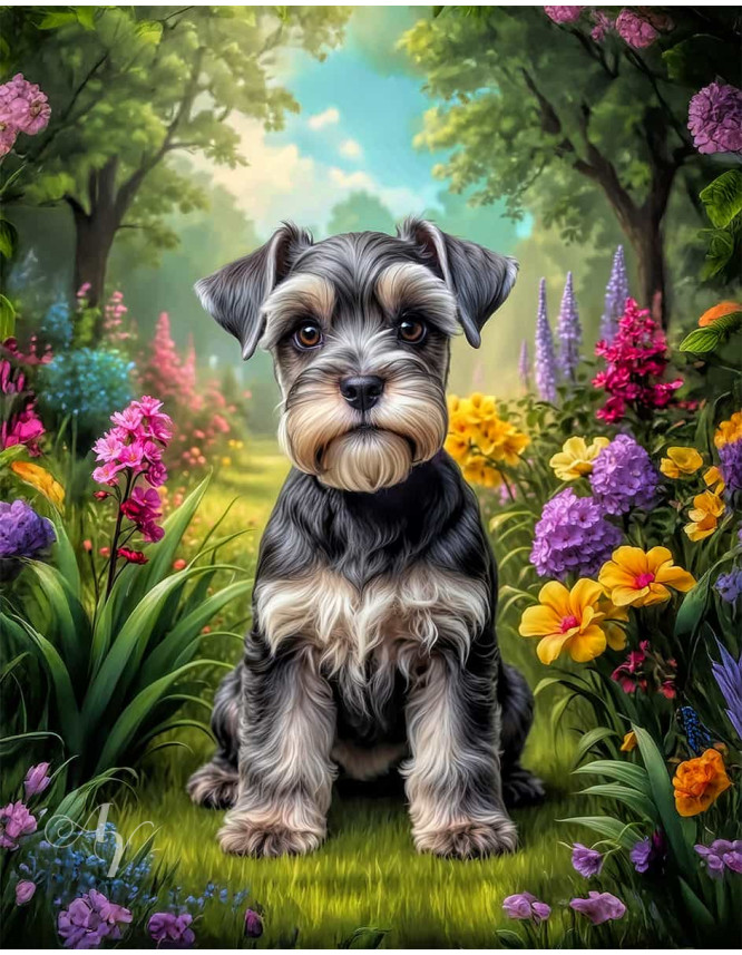 Schnauzer Portrait Paintings Schnauzer Portrait Paintings