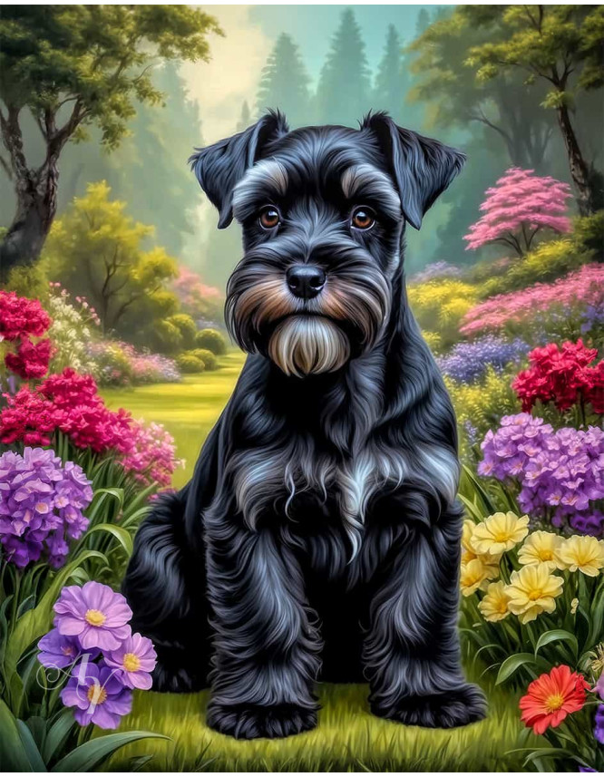 Schnauzer Portrait Paintings Schnauzer Portrait Paintings