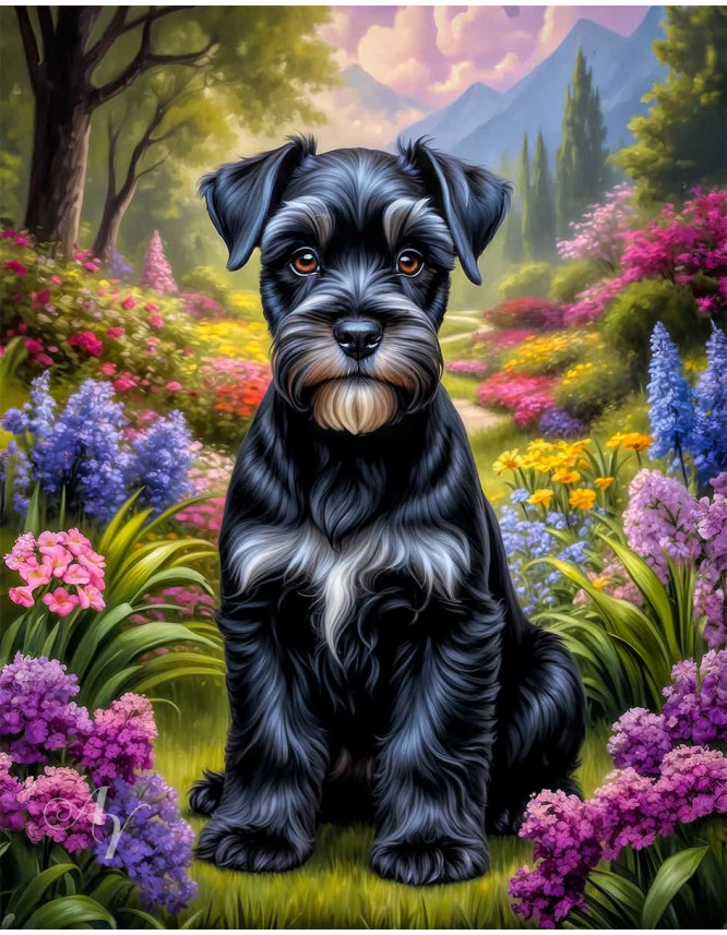 Schnauzer Portrait Paintings Schnauzer Portrait Paintings