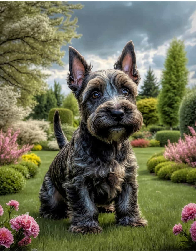 Scottish Terrier Portrait Paintings Scottish Terrier Portrait Paintings