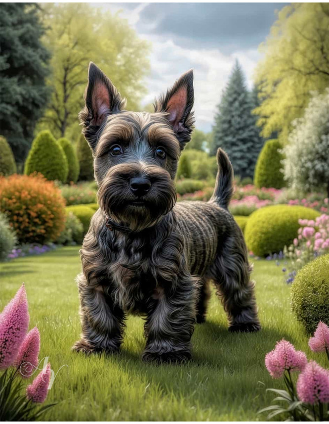 Scottish Terrier Portrait Paintings