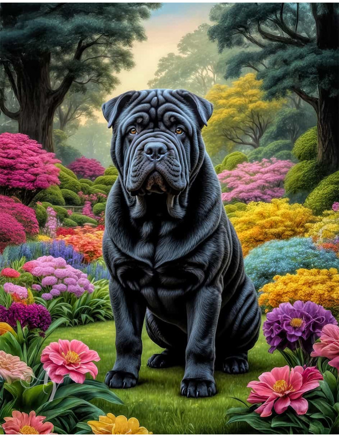 Shar Pei Portrait Paintings Shar Pei Portrait Paintings