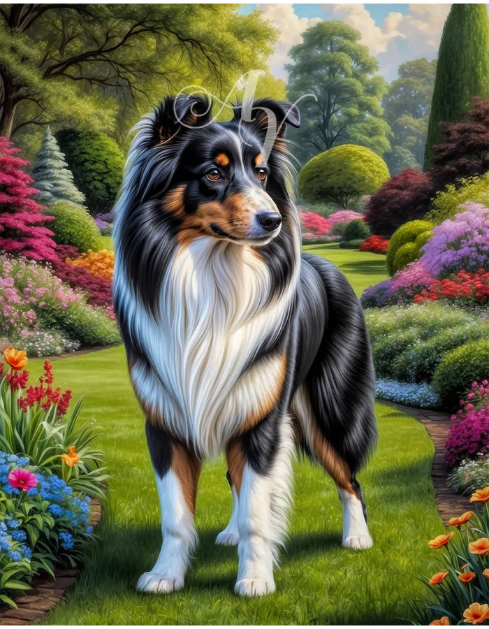 Shetland Sheepdog Portrait Paintings Shetland Sheepdog Portrait Paintings