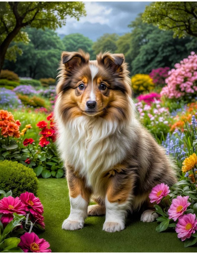Shetland Sheepdog Portrait Paintings Shetland Sheepdog Portrait Paintings